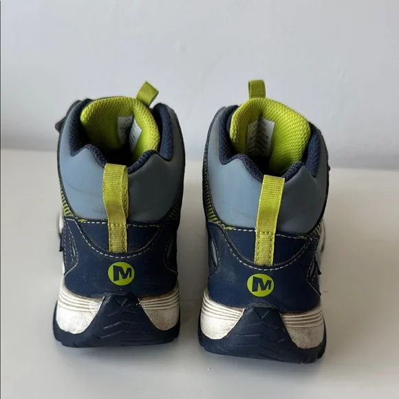 Merrell Kids' Black and Yellow Sneakers Size 2.5 - Picture 3 of 7